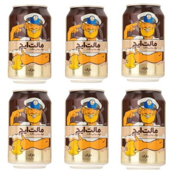  مالت دارک مالت ایچ - 330 میلی لیتر بسته 6 عددی6342552cbddf563490